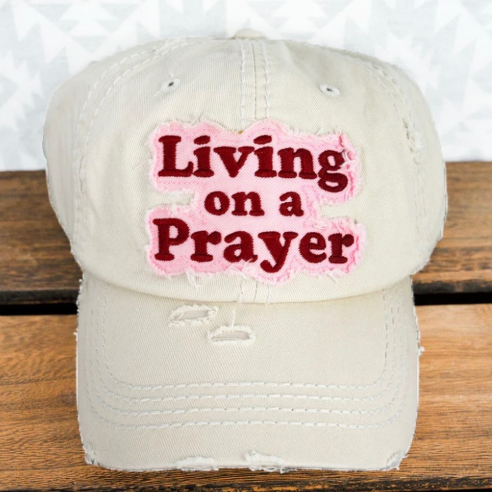 Living on a Prayer ball cap